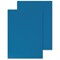 Q-Connect Binding Comb Covers, Leathergrain, Blue, A4, Pack of 100