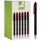 Q-Connect Lamda Ballpoint Pen, Red, Pack of 12