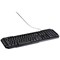 Q-Connect Ergonomic Keyboard, Wired, Black