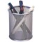 Q-Connect Mesh Pen Pot, Silver