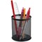 Q-Connect Mesh Pen Pot, Black