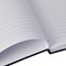 Q-Connect Casebound Manuscript Book, A6, Ruled & Indexed A-Z, 192 Pages, Blue