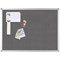 Q-Connect Noticeboard, Aluminium Trim, W1200xH900mm, Grey