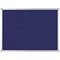 Q-Connect Noticeboard, Aluminium Trim, W1200xH900mm, Blue