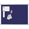 Q-Connect Noticeboard, Aluminium Trim, W1200xH900mm, Blue