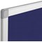 Q-Connect Noticeboard, Aluminium Trim, W1200xH900mm, Blue