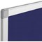 Q-Connect Noticeboard, Aluminium Trim, W1800xH1200mm, Blue