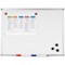 Q-Connect Magnetic Whiteboard, Aluminium Frame, 900x600mm Q-Connect Magnetic Whiteboard, Aluminium Frame, 900x600mm