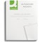 Q-Connect A4 Deluxe Punched Pockets, 65 micron, Top Opening, Pack of 100 Q-Connect A4 Deluxe Punched Pockets, 65 micron, Top Opening, Pack of 100