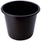 Q-Connect Waste Bin, 15 Litre, Black