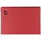 Q-Connect Square Cut Folders, 250gsm, Foolscap, Red, Pack of 100