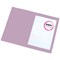 Q-Connect Square Cut Folders, 250gsm, Foolscap, Pink, Pack of 100