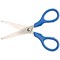 Q-Connect Ergonomic All Purpose Scissors, Stainless Steel, 130mm, Red or Blue Q-Connect Ergonomic All Purpose Scissors, Stainless Steel, 130mm, Red or Blue