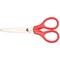 Q-Connect Ergonomic All Purpose Scissors, Stainless Steel, 130mm, Red or Blue