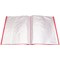 Q-Connect A4 Display Book, 40 Pockets, Red