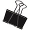 Q-Connect Foldback Clip 19mm Black (Pack of 10)