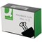 Q-Connect Foldback Clip 24mm Black (10 Pack)