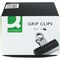 Q-Connect Grip Clip 75mm Black (10 Pack)