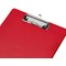 Q-Connect PVC Clipboard, Foolscap, Red