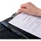 Q-Connect PVC Foldover Clipboard, Foolscap, Black