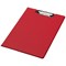 Q-Connect PVC Foldover Clipboard, A4, Red Q-Connect PVC Foldover Clipboard, A4, Red
