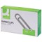Q-Connect Paperclips Plain 32mm 100 Per Box (10 Pack)