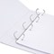 Q-Connect Presentation Ring Binder, A4, 4 D-Ring, 65mm Capacity, White, Pack of 6