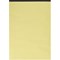 Q-Connect Executive Pad, A4, Ruled with Margin, 104 Pages, Yellow, Pack of 10