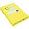 Q-Connect A4 Coloured Paper, Bright Yellow, 80gsm, Ream (500 Sheets)