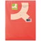 Q-Connect A4 Coloured Paper, Bright Red, 80gsm, Ream (500 Sheets)