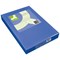 Q-Connect A4 Coloured Paper, Bright Blue, 80gsm, Ream (500 Sheets)
