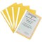 Q-Connect A4 Project Folders, Yellow, Pack of 25 Q-Connect A4 Project Folders, Yellow, Pack of 25