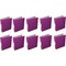 Q-Connect Ring Binder, A4, 2 O-Ring, 25mm Capacity, Purple, Pack of 10