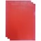 Q-Connect A4 Cut Flush Folders, Red, Pack of 100
