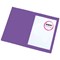 Q-Connect Square Cut Folders, 250gsm, Foolscap, Assorted, Pack of 100