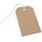 Strung Tag 70x35mm Buff (1000 Pack) KF01596