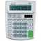 Q-Connect Semi-Desktop Calculator, 12 Digit, Solar and Battery Power, Grey