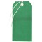 Strung Tag 120x60mm Green (1000 Pack) KF01624