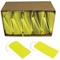 Strung Tags 120x60mm Yellow (1000 Pack) KF01626