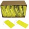 Strung Tags 120x60mm Yellow (Pack of 1000) KF01626