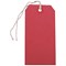 Strung Tag 120x60mm Red (1000 Pack) KF01627