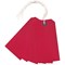 Strung Tag 120x60mm Red (1000 Pack) KF01627