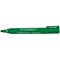 Q-Connect Permanent Marker Pen Bullet Tip Green (Pack of 10)