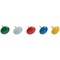 Q-Connect Drawing Pins, Assorted, Pack of 1200(10 packs of 120)