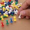 Q-Connect Push Pins, Assorted, Pack of 250(10 packs of 25)