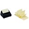 Q-Connect Fanfold Notes, 75 x 75mm, Yellow, Pack of 12 x 100 Fanfold Notes