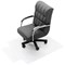 Q-Connect Chair Mat Studded Underside for Secure Grip 1219x920x2mm PVC Clear