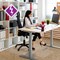 Q-Connect Chair Mat Studded Underside for Secure Grip 1219x920x2mm PVC Clear