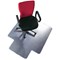 Q-Connect Clear Chair Mat Studded Underside for Secure Grip 1346x1143x2mm PVC