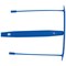 Q-Connect Binding E-Clip, Blue, Pack of 100
